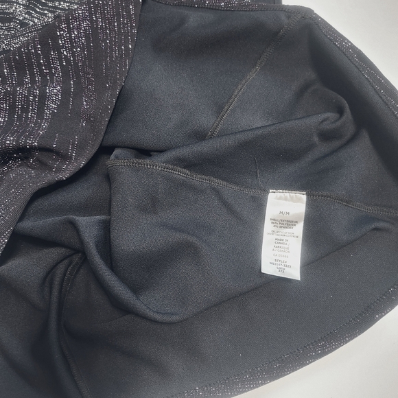 RICKIS Navy Top Ombre Shimmer Assymetrical Hem size M New - Picture 9 of 10